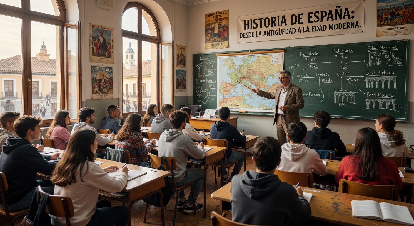 Estudiantes en aula Madrid