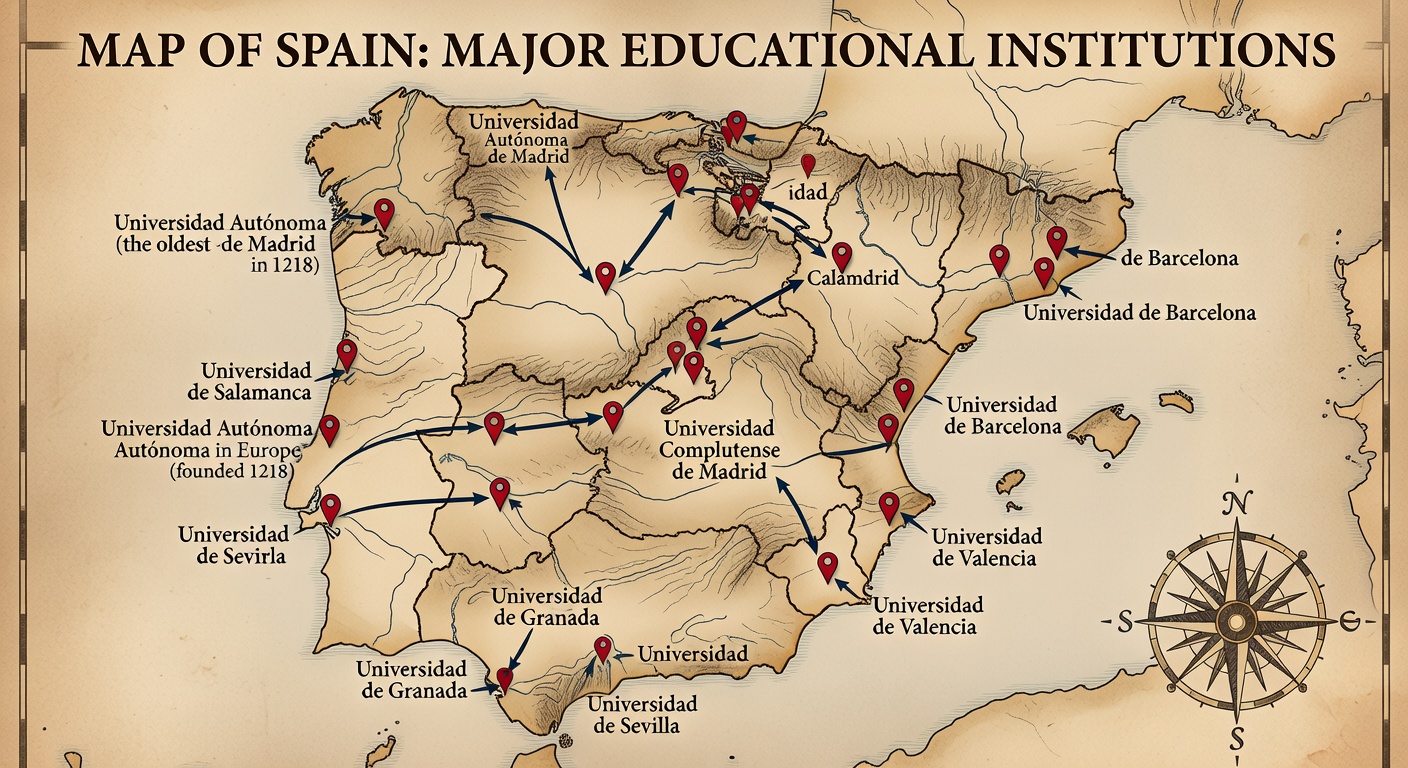 Mapa educación España