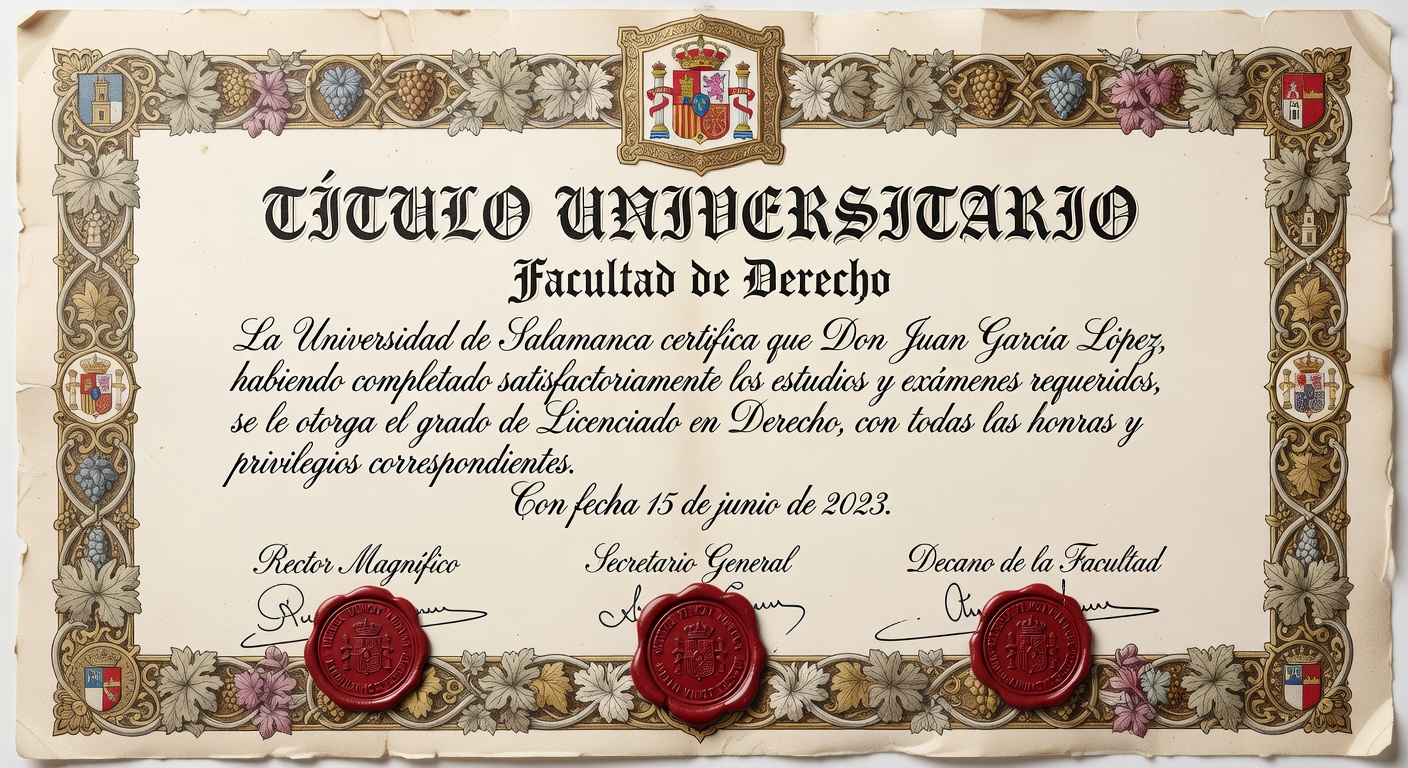 Título universitario España